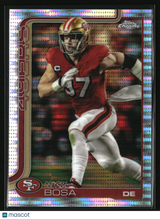 Nick Bosa 2025 Topps Chrome Pulsar Refractor #264
