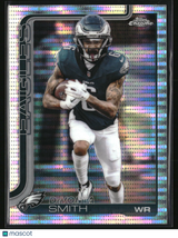 DeVonta Smith 2025 Topps Chrome Pulsar Refractor #244