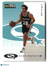 Vinny Del Negro 1997-98 Collector's Choice StarQuest #SQ20