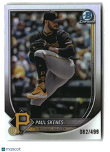 Paul Skenes 2025 Bowman Chrome Refractor #30 #/499