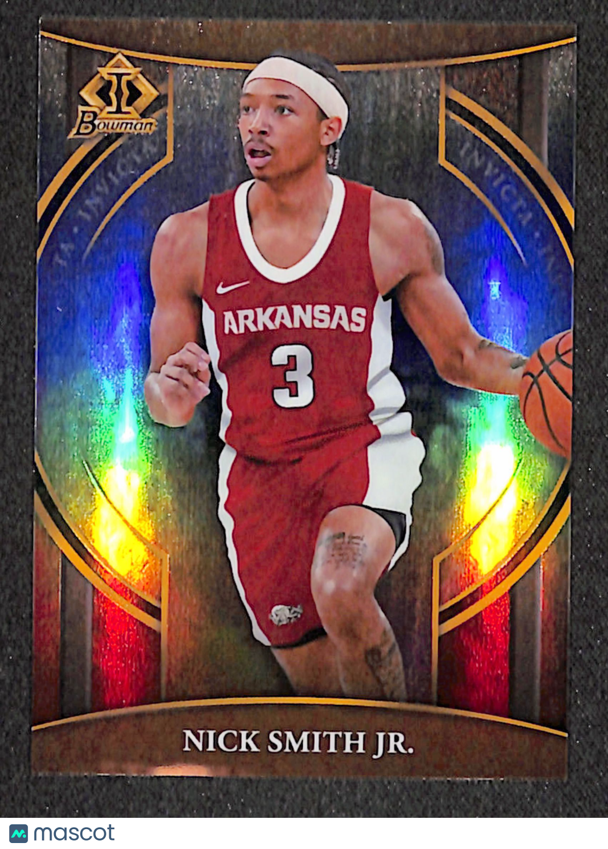 Nick Smith Jr. 2022-23 Bowman University Chrome Bowman Invicta #BI-2