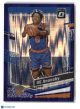 OG Anunoby 2023-24 Donruss Optic Purple Shock #191