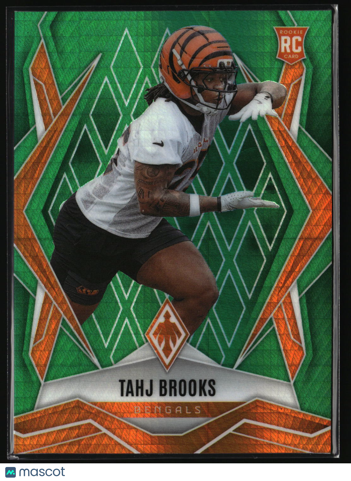 Tahj Brooks 2025 Panini Phoenix Green Hyper Prizm #244 #/149