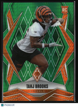 Tahj Brooks 2025 Panini Phoenix Green Hyper Prizm #244 #/149