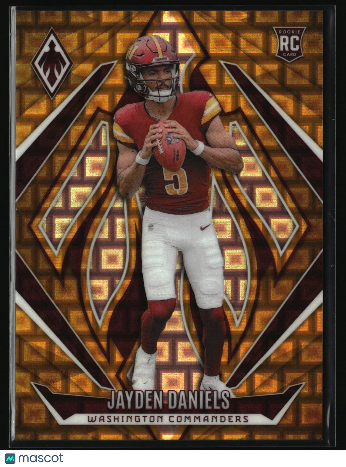 Jayden Daniels 2024 Panini Phoenix Gold Pandora #198 #/10