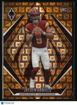 Jayden Daniels 2024 Panini Phoenix Gold Pandora #198 #/10