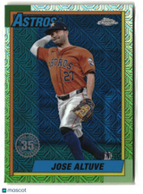Jose Altuve 2025 Topps 1990 Baseball 35th Anniversary Chrome #T90C-79