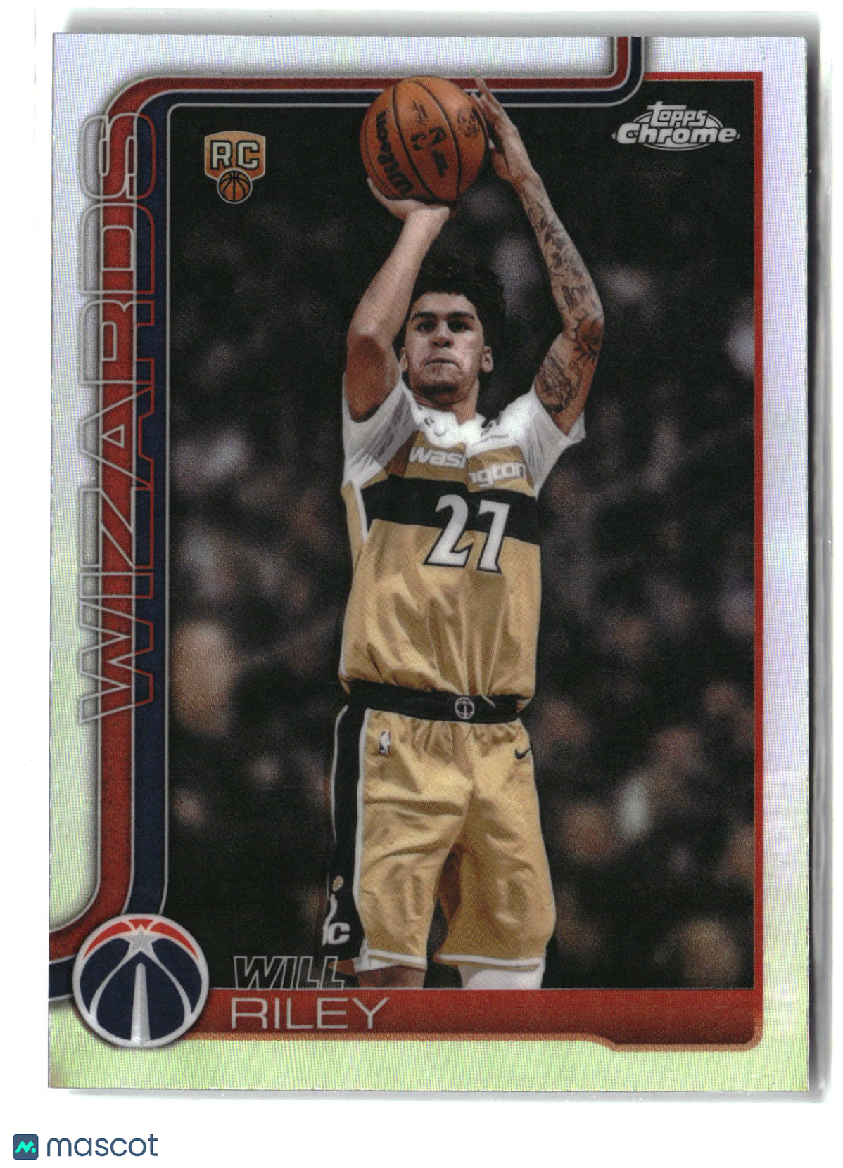 Will Riley 2025-26 Topps Chrome Update Refractor #171