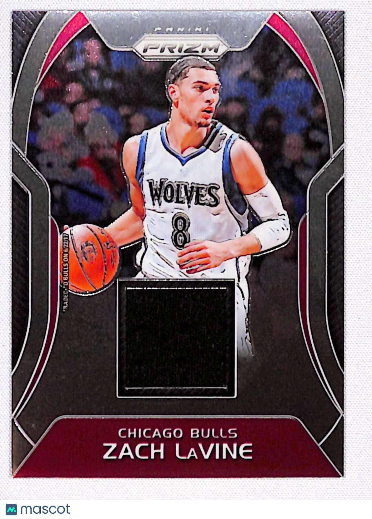 Zach LaVine 2017-18 Panini Prizm Sensational Swatches #SW-ZL