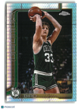 Larry Bird 2025-26 Topps Chrome Update Prism Refractor #143
