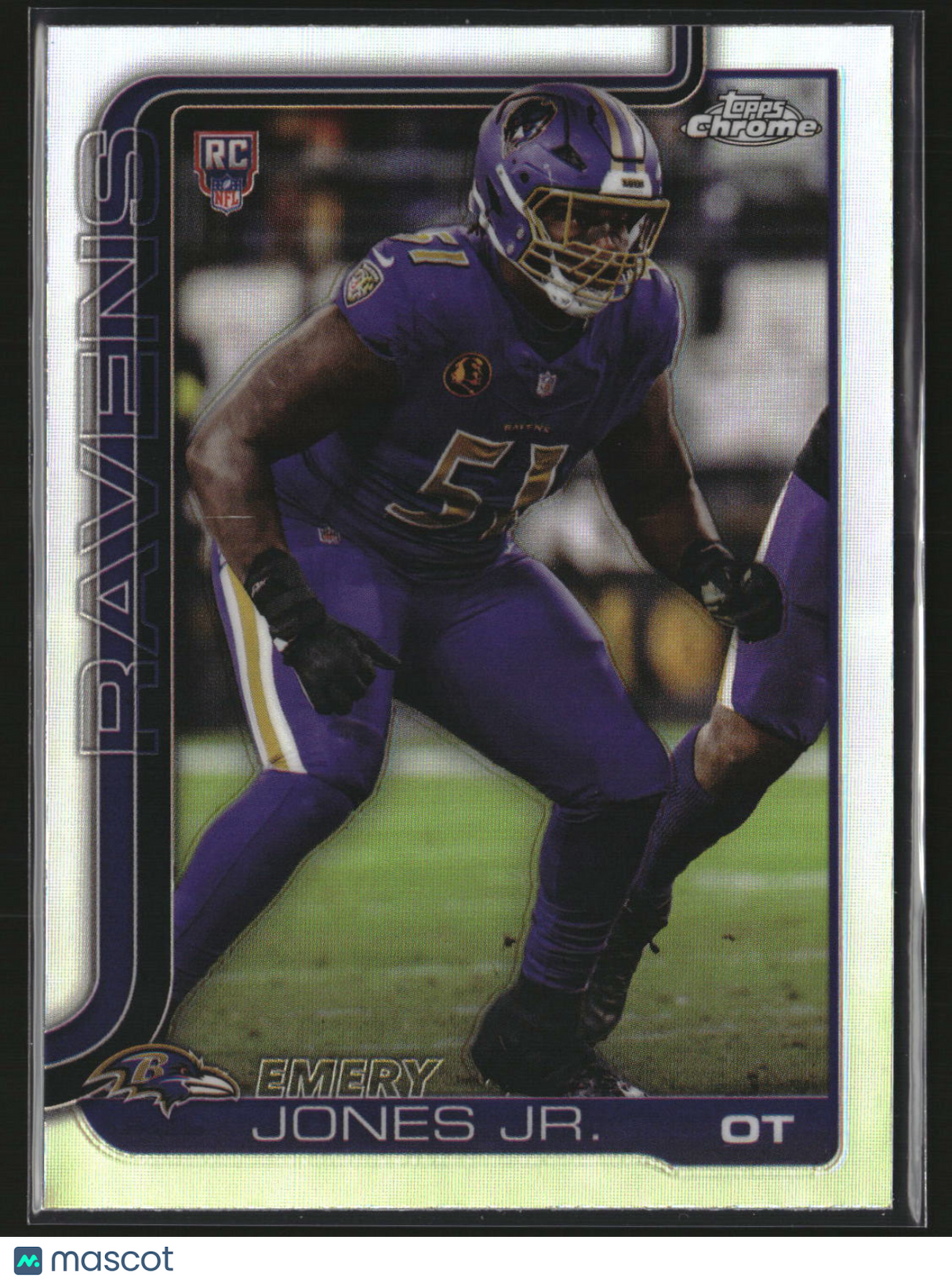 Emery Jones Jr 2025 Topps Chrome Football Refractor #386