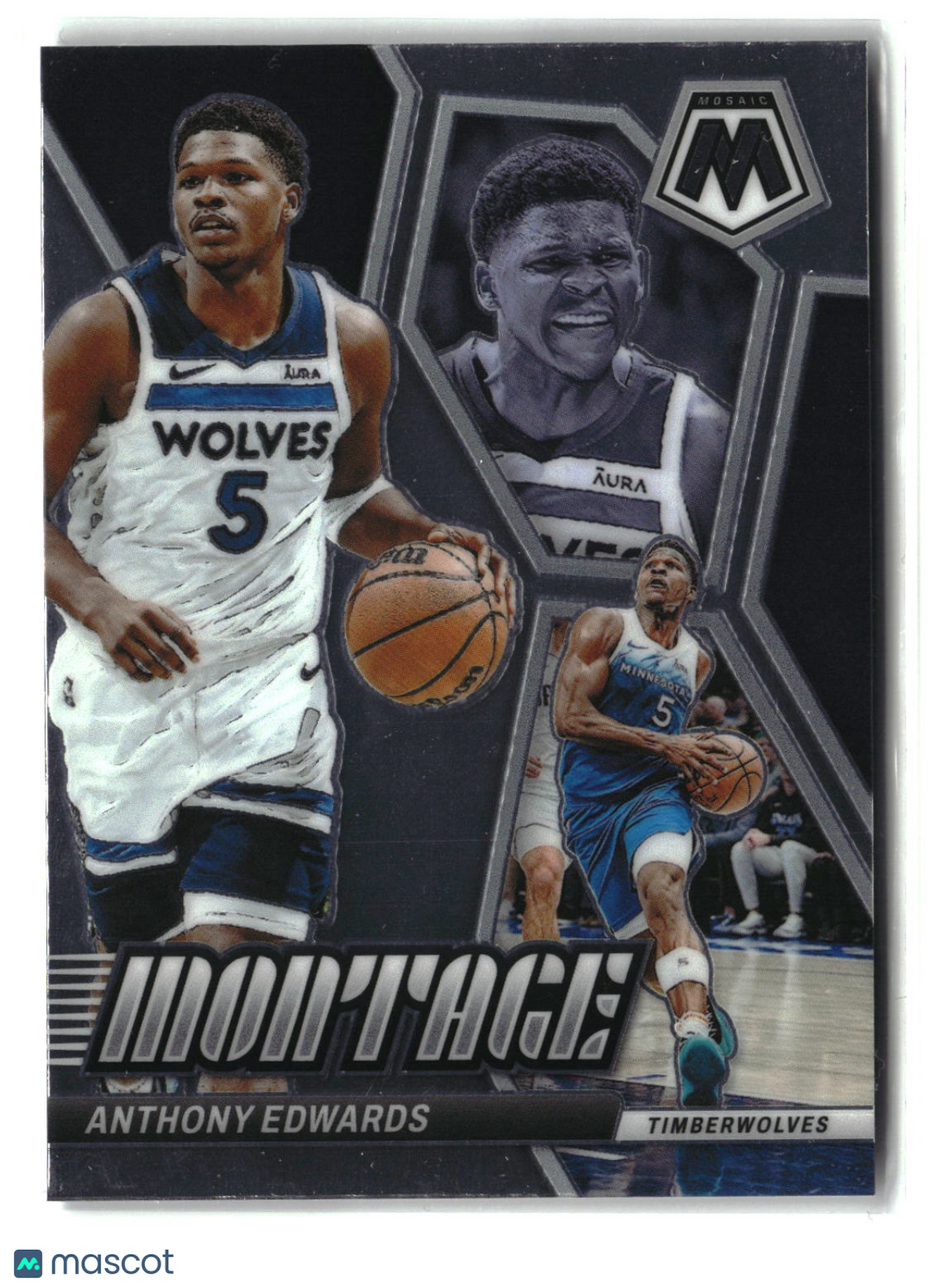 Anthony Edwards 2023-24 Panini Mosaic Montage #19