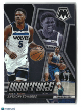 Anthony Edwards 2023-24 Panini Mosaic Montage #19
