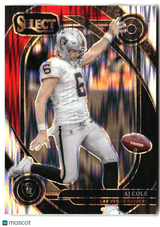 AJ Cole 2024 Panini Select Black & Red Prizm Shock #203