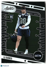 AJ Barner 2024 Panini Absolute Retail #184