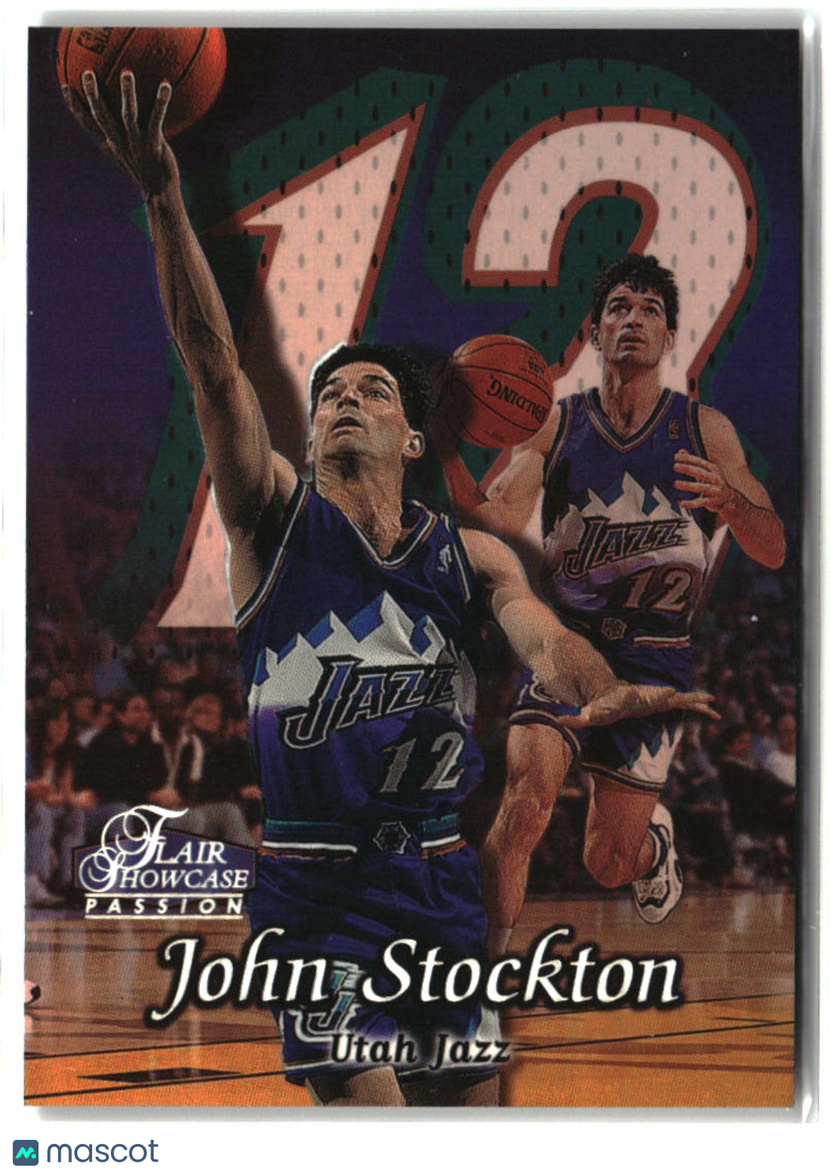 John Stockton 1998-99 Flair Showcase Flair Showcase Row 2 #60