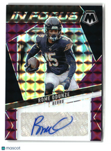 Rome Odunze 2025 Panini Mosaic In Focus Signatures #IFS-ROE
