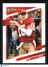 Joe Montana 2021 Donruss No Helmet #57b