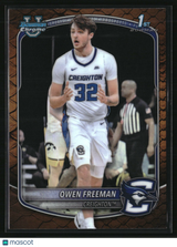 Owen Freeman 2025-26 Bowman Chrome Prospects Reptilian Refractor #BCP-32