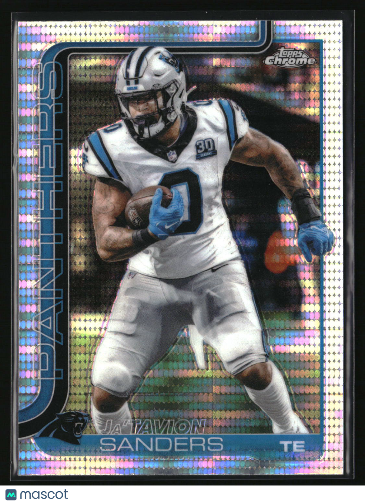 Ja'Tavion Sanders 2025 Topps Chrome Pulsar Refractor #45