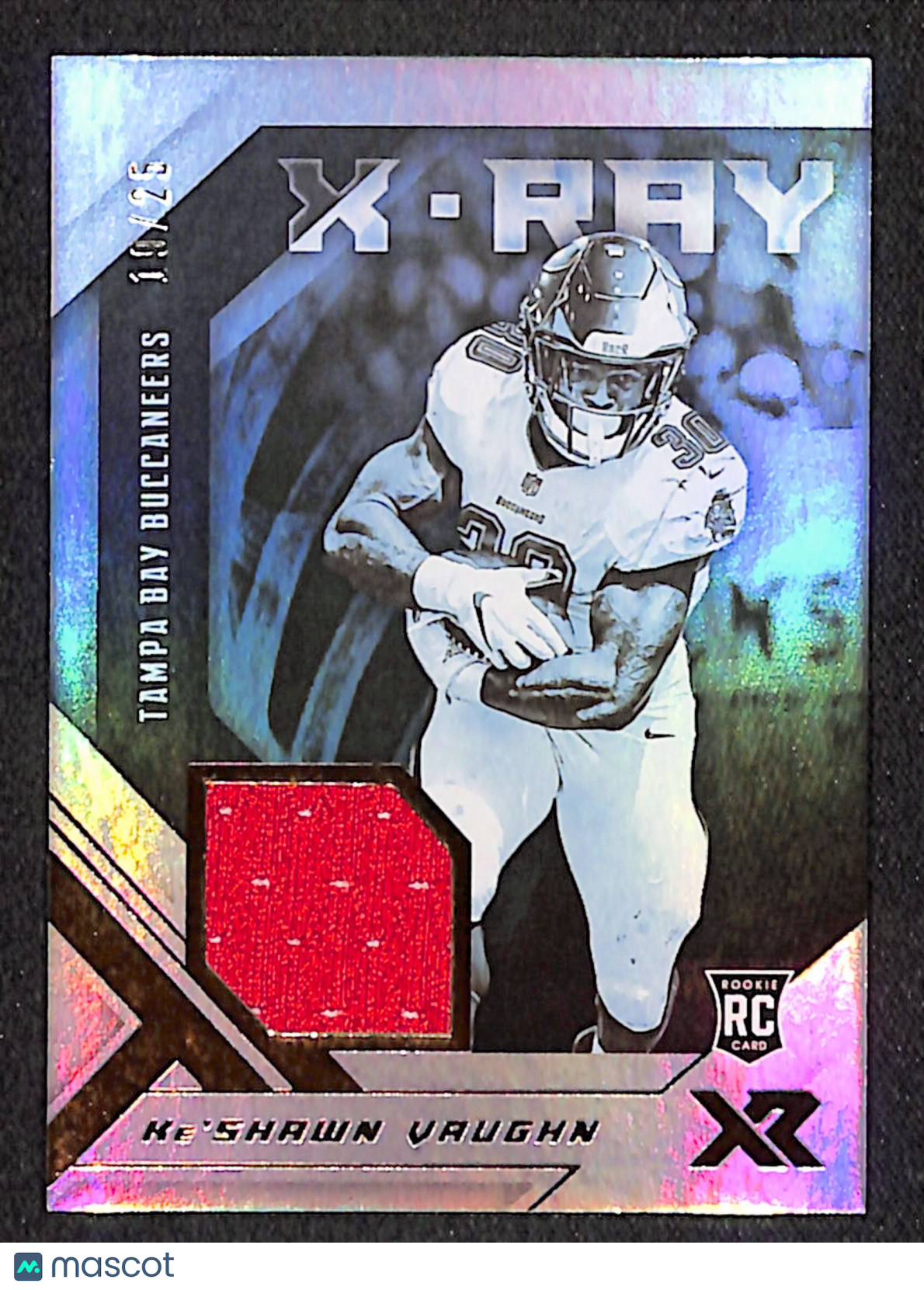 Ke'Shawn Vaughn 2020 Panini XR X-Ray Swatches #XR-KV #/25