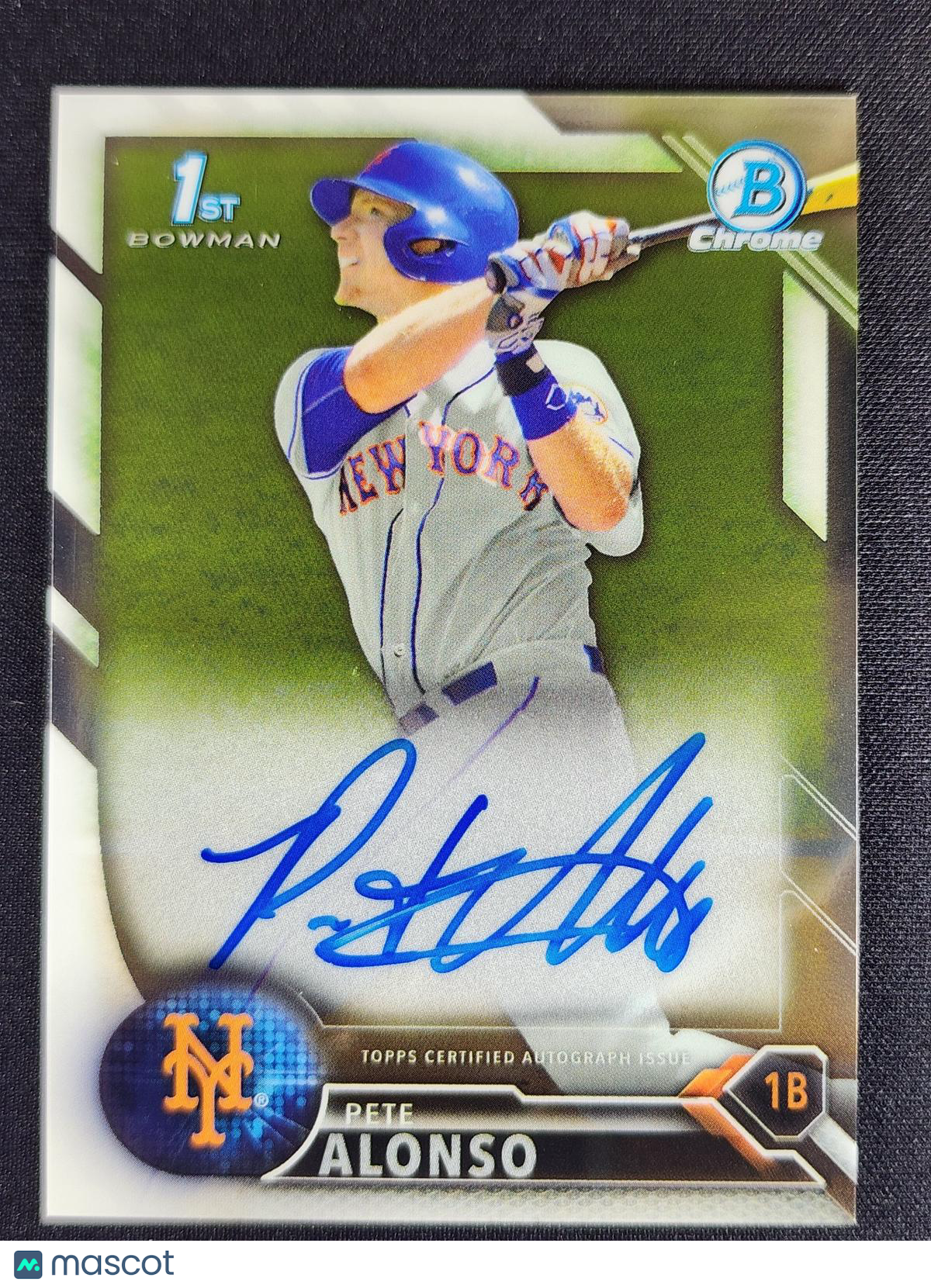 Pete Alonso 2016 Bowman Draft Chrome Draft Pick Autographs #CDA-PA