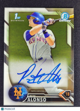 Pete Alonso 2016 Bowman Draft Chrome Draft Pick Autographs #CDA-PA