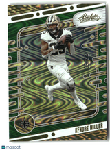 Kendre Miller 2024 Panini Absolute Green Waves #78 #/50