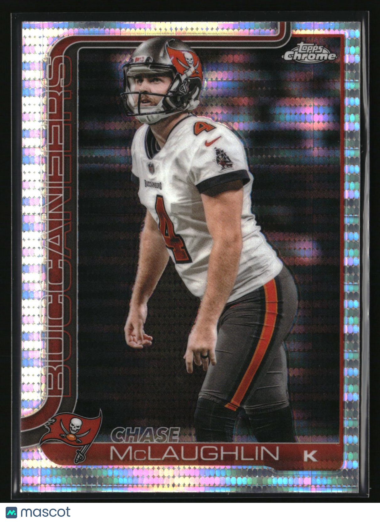 Chase McLaughlin 2025 Topps Chrome Pulsar Refractor #288