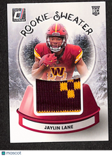 Jaylin Lane 2025 Donruss Rookie Holiday Sweater #SWE-JLE