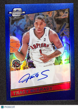 Tracy McGrady 2023-24 Contenders Optic 1986 Tribute Autographs Blue #86-TRM #/25