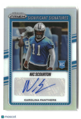 Nic Scourton 2025 Panini Prizm Significant Signatures #SSI-NSN