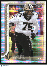 Taliese Fuaga 2025 Topps Chrome Pulsar Refractor #219