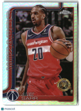 Alex Sarr 2025-26 Topps Chrome Refractor #218