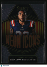 TreVeyon Henderson 2025 Panini Select Neon Icons #16