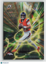 Bo Nix 2025 Topps Resurgence Conductors Bronze Surge Refractor #C-19