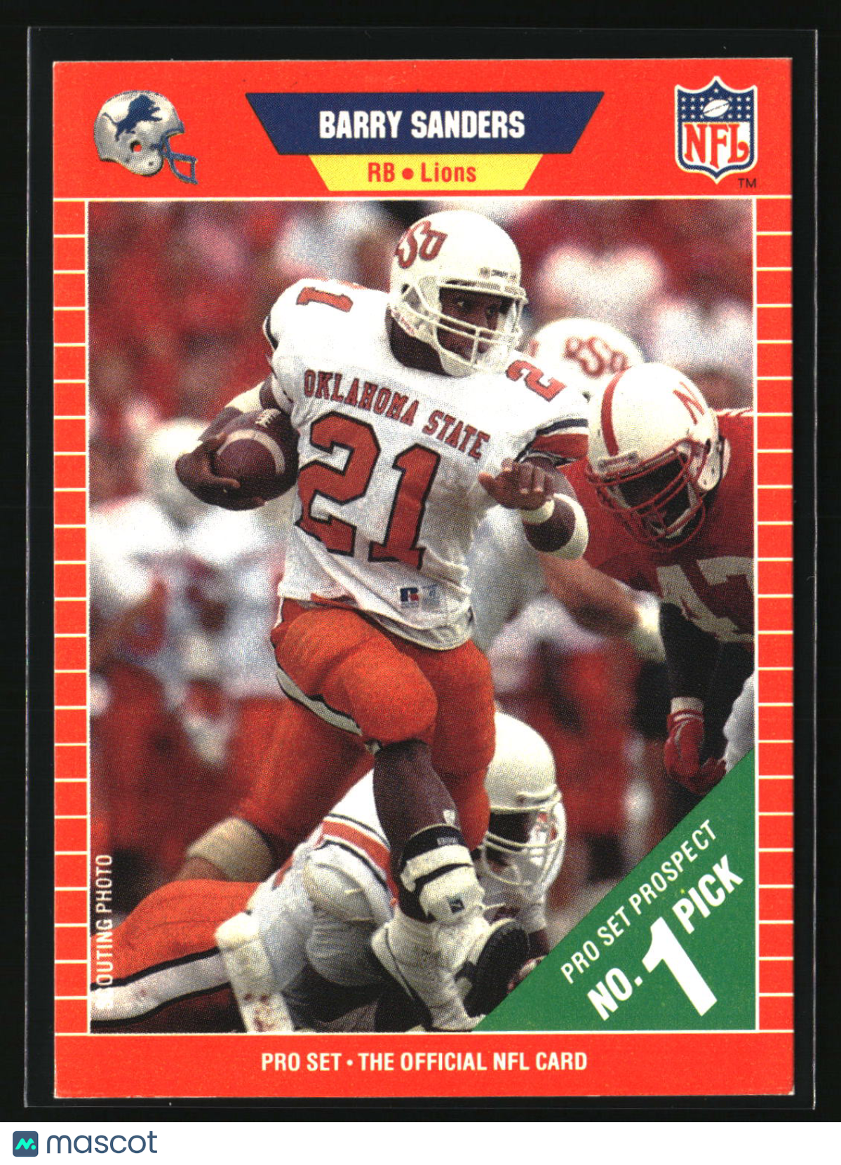 Barry Sanders 1989 Pro Set #494