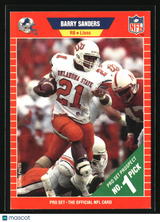 Barry Sanders 1989 Pro Set #494