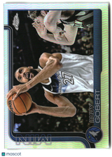 Rudy Gobert 2025-26 Topps Chrome Refractor #165