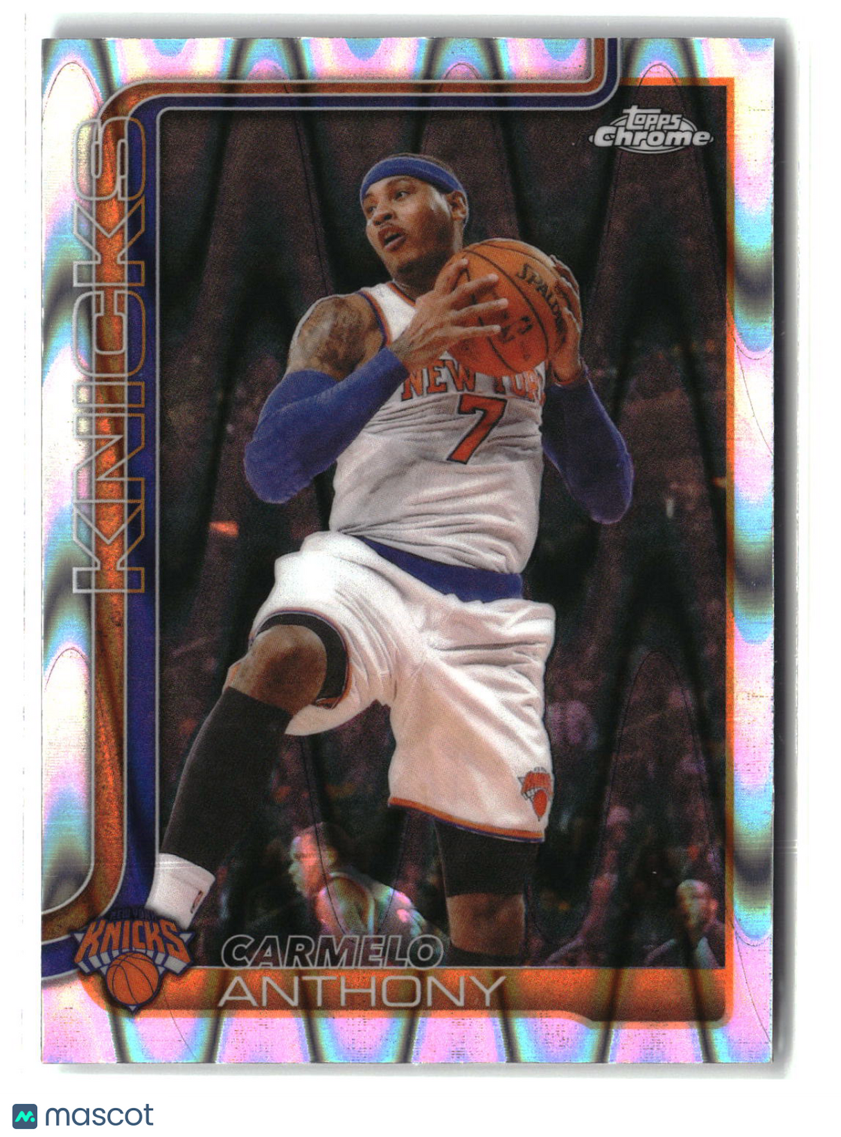 Carmelo Anthony 2025-26 Topps Chrome Update RayWave Refractor #148