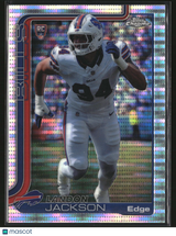 Landon Jackson 2025 Topps Chrome Football Pulsar Refractor #358