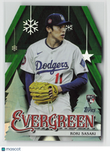Roki Sasaki 2025 Topps Holiday Evergreen #E-1