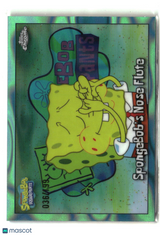 2025 Topps Chrome SpongeBob SpongeBob's Nose Flute Aqua Lava #200