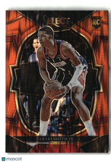 Jabari Smith Jr. 2022-23 Panini Select Orange Flash Prizms #69