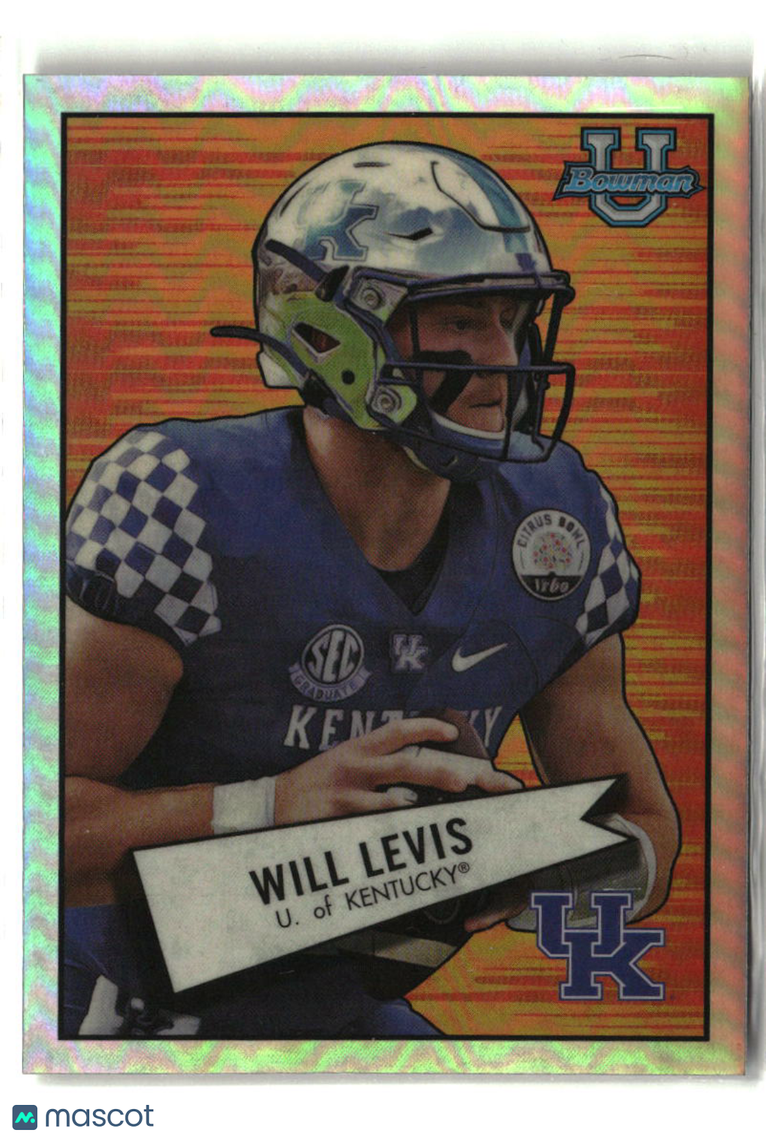 Will Levis 2022 Bowman University Chrome 1952 Bowman #52BF-7