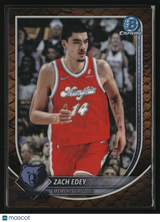 Zach Edey 2025-26 Bowman Chrome Reptilian Refractor #BCV-139