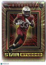 Trey Benson 2024 Topps Midnight Star Studded Dusk #SS-10 #/75