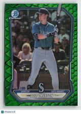 Colt Emerson 2026 Bowman Chrome Prospects Reptilian Green Refractor #BCP-154