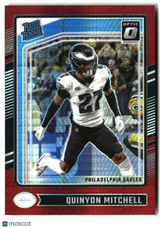Quinyon Mitchell 2024 Donruss Optic Red Hyper #282