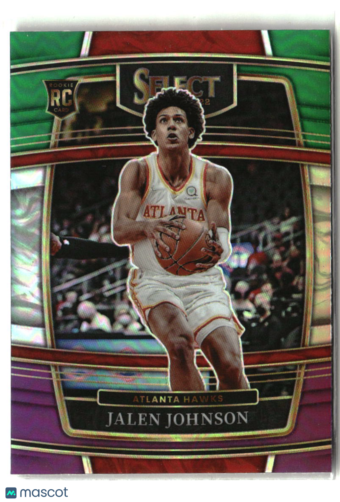 Jalen Johnson 2021-22 Panini Select Green White Purple Prizms #17